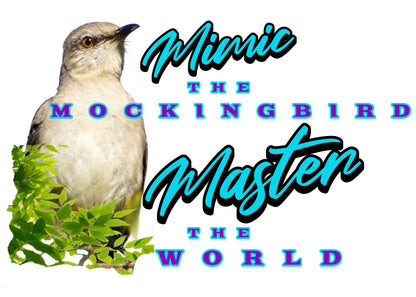 Mimic the Mockingbird  Short Sleeve Tee Framed Greetings