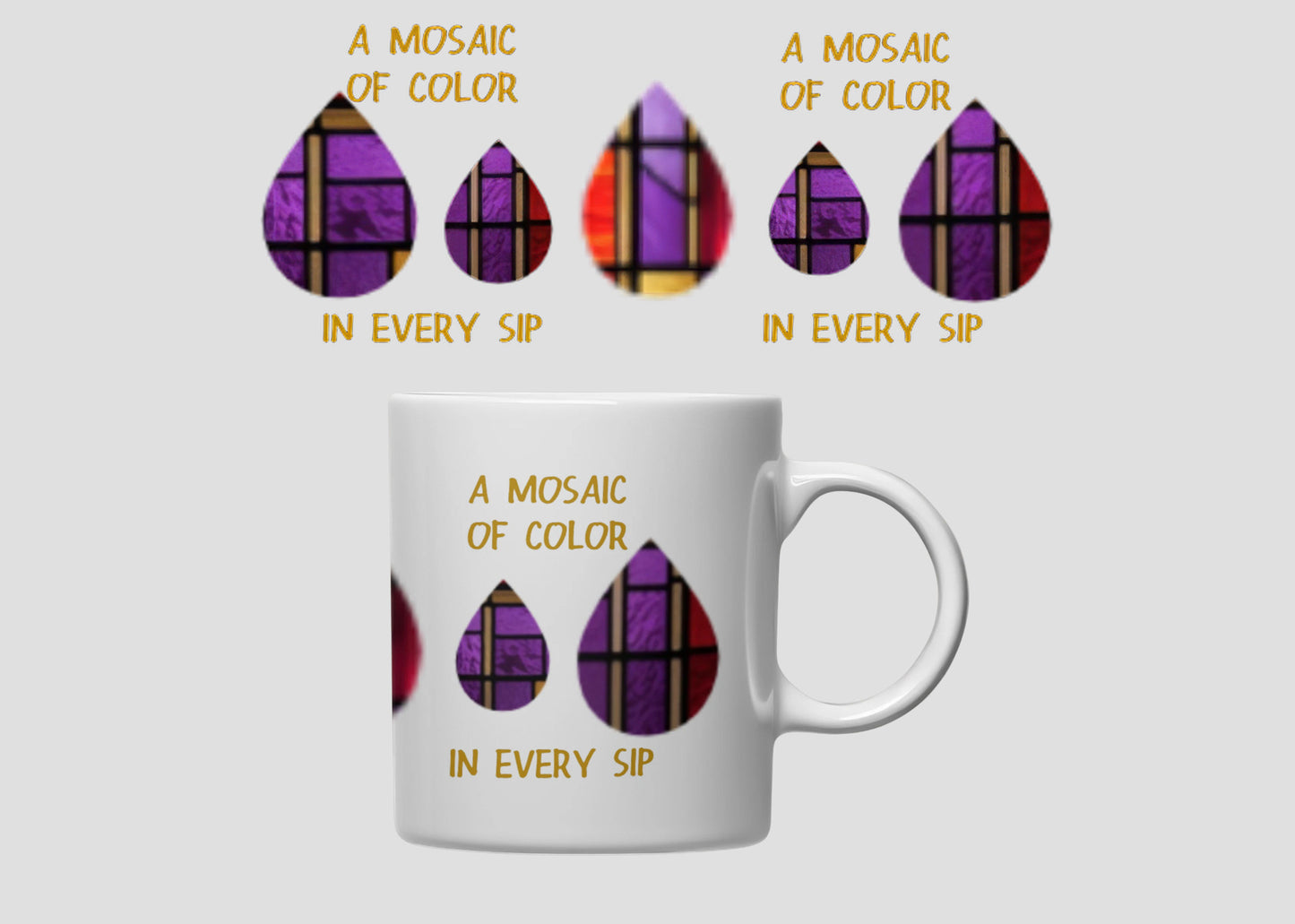 Mugs Mosaics of Color