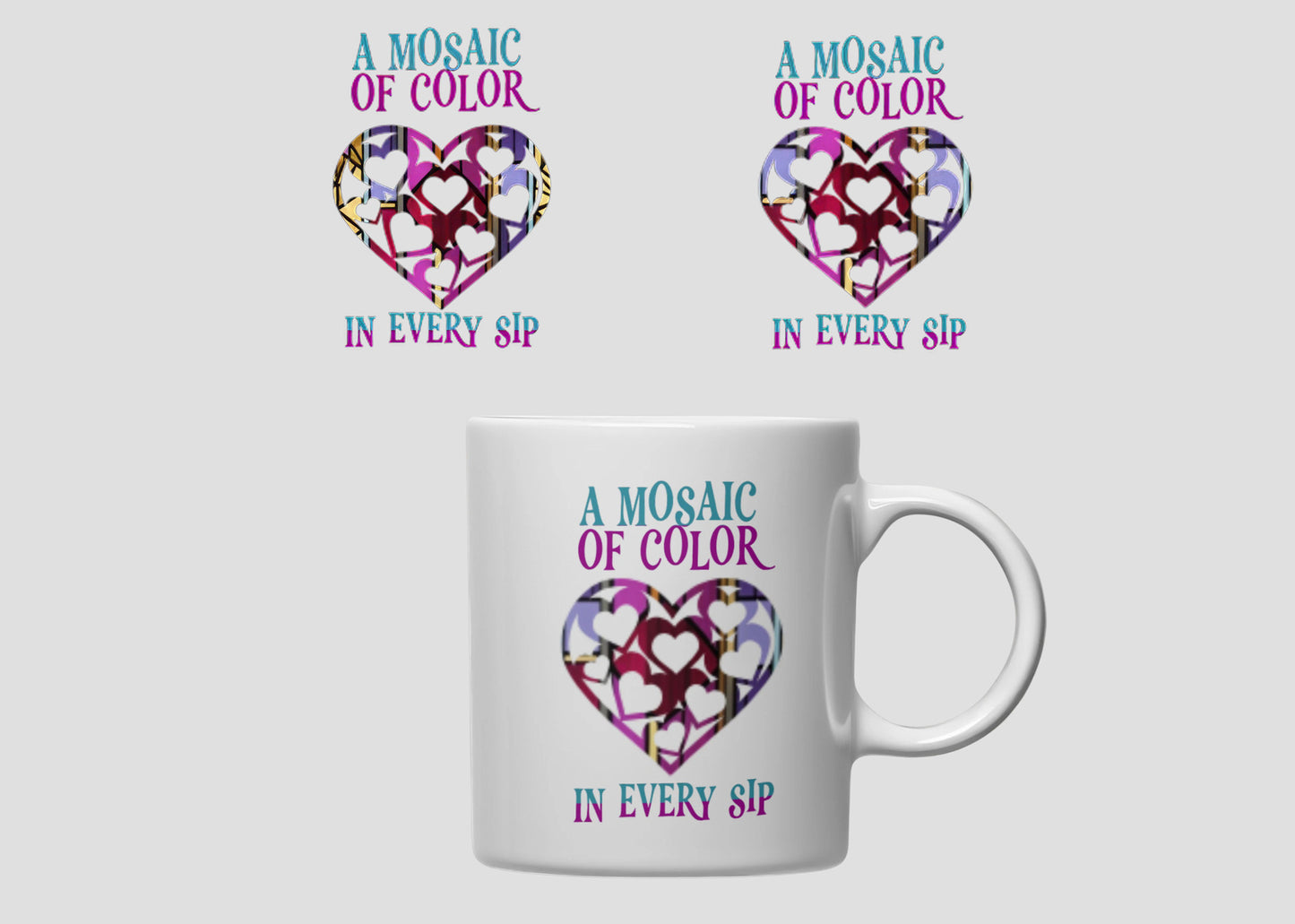 Mugs Mosaics of Color